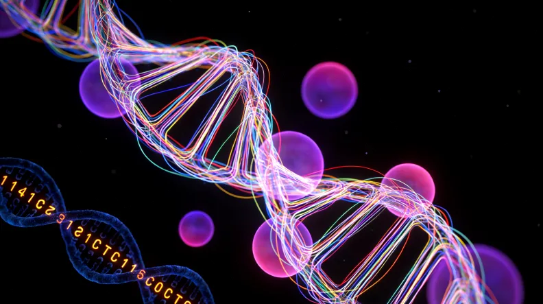 专业顾问在咨询室进行家族史评估