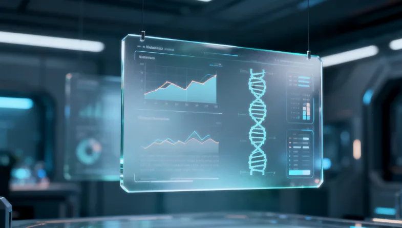 实验室技术人员进行基因测序操作