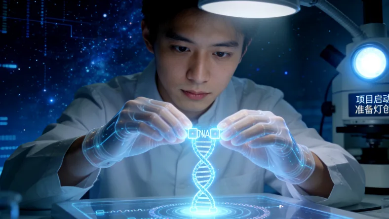 基因测序实验室内部工作环境