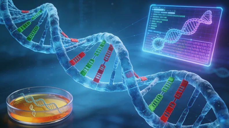 基因检测实验室内部工作环境示意