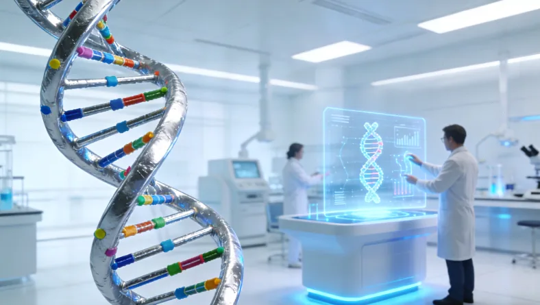 基因测序实验室内部工作环境