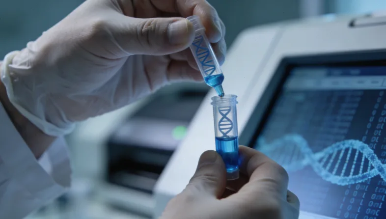 正规基因检测报告关键部分示例图