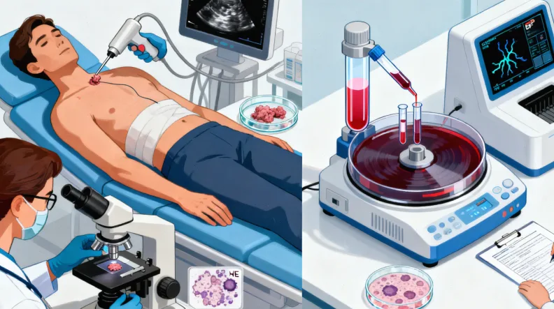 基因检测样本采集过程示意图