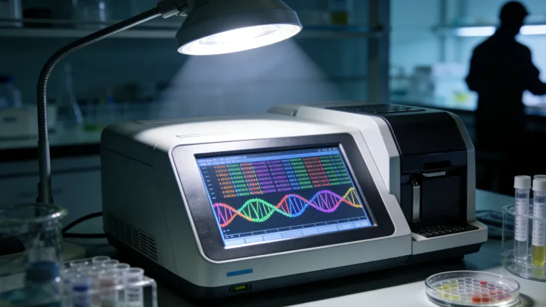 肺癌基因检测科学原理示意图