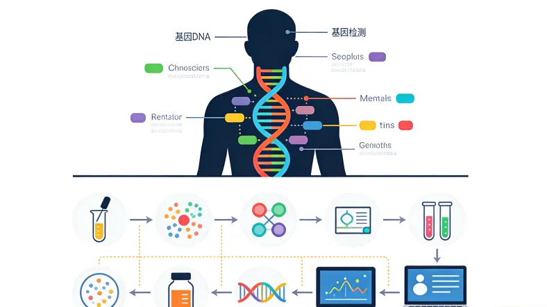 髓母细胞瘤基因检测全流程示意图