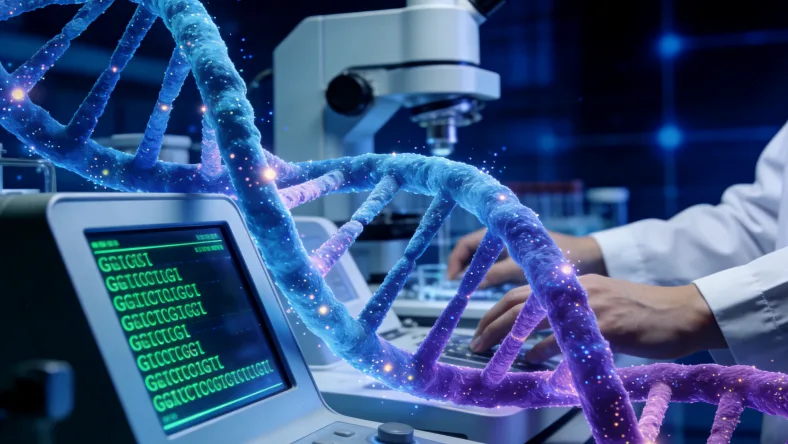 遗传咨询师与体检者沟通示意图