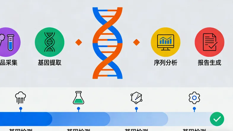 专业基因检测实验室工作场景