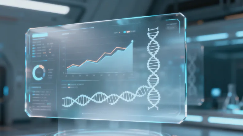 基因检测实验室内部工作场景