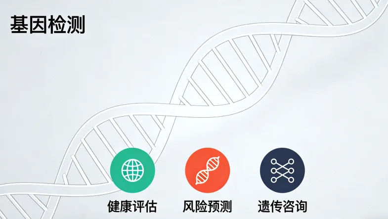 前列腺癌基因检测核心基因示意图