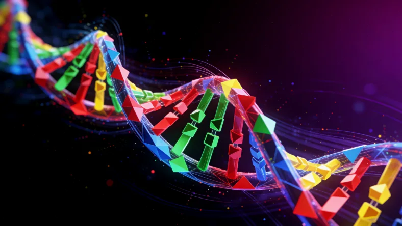实验室技术人员正在进行高通量基因测序操作