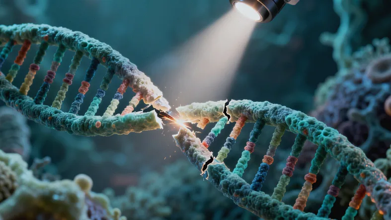 脑胶质瘤基因检测核心指标示意图