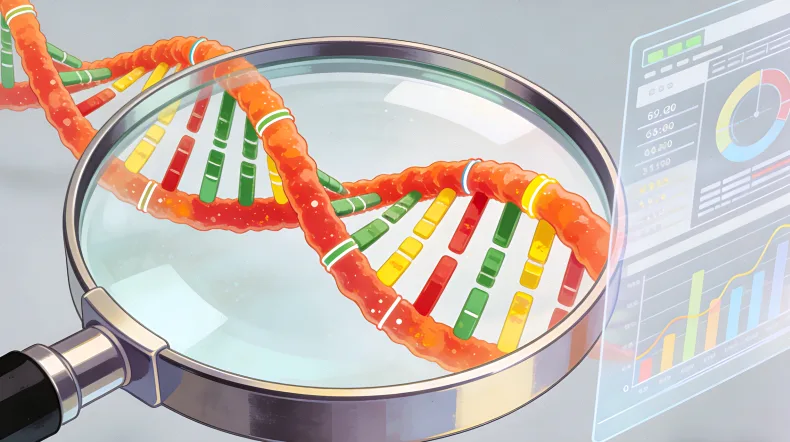 淋巴瘤基因检测核心流程示意图