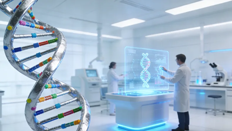 食管癌基因检测核心流程示意图