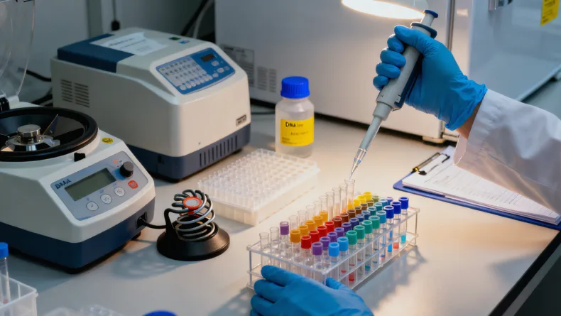 遗传咨询师与患者面对面沟通场景