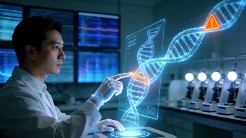 肠癌基因检测报告重点部分示意