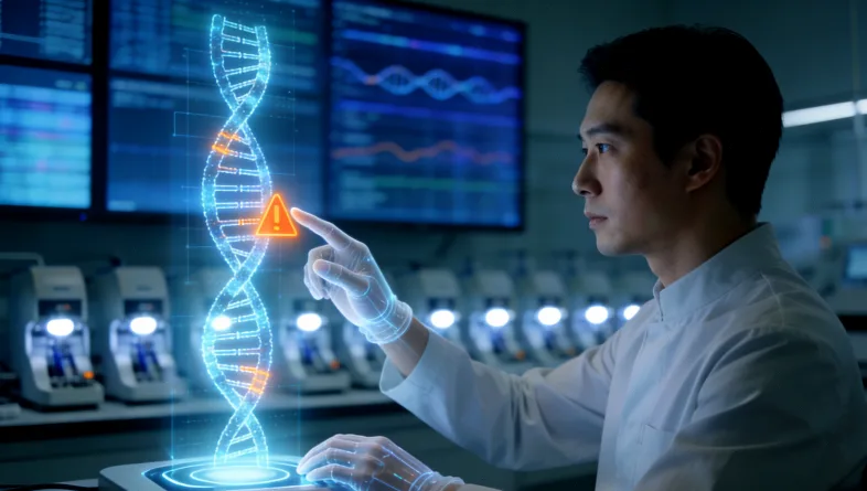 护士进行静脉血采样操作特写