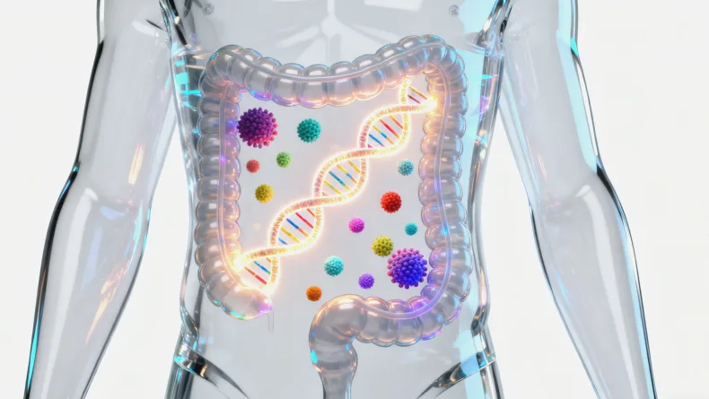 宫颈癌基因检测采样过程示意图