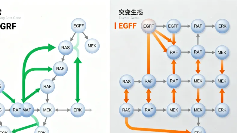 肿瘤组织样本与血液样本对比示意图