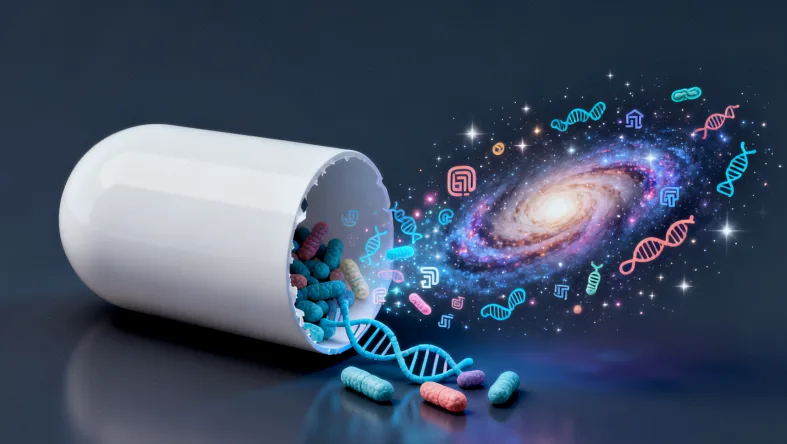 基因测序实验室内部工作场景