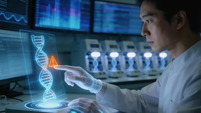 遗传咨询师与患者面对面沟通示意图