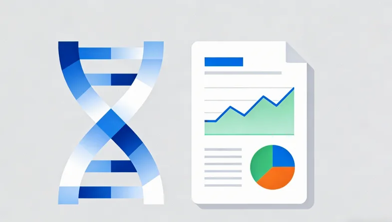 正规基因检测实验室内部工作场景