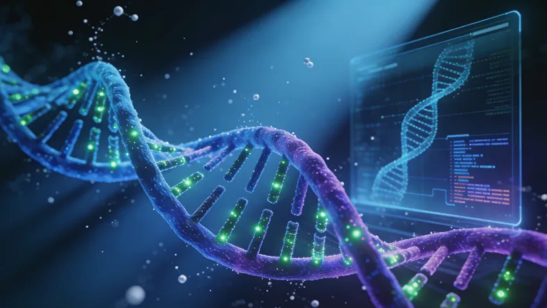 高通量测序实验室内部工作场景