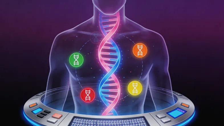 宫颈癌基因检测采样过程示意图