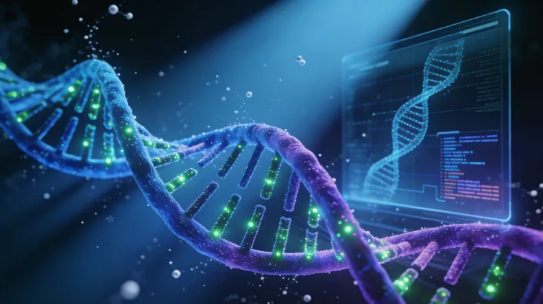 白血病基因检测实验室工作场景