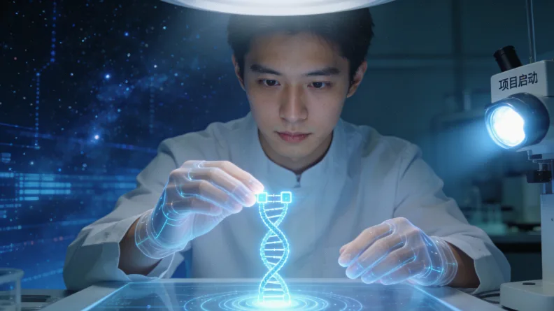 脑胶质瘤基因检测核心流程示意图