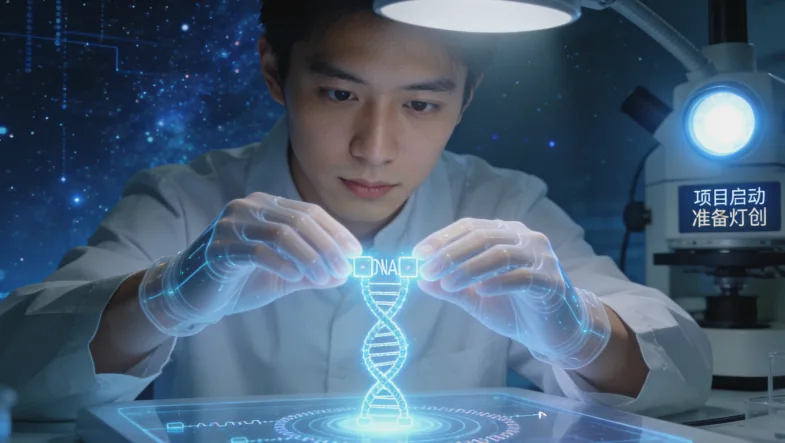 脑肿瘤基因检测全流程示意图