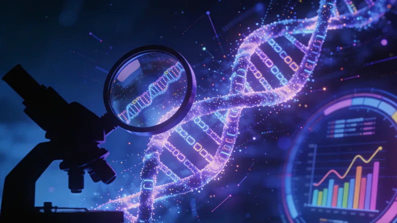 高通量基因测序实验室工作场景