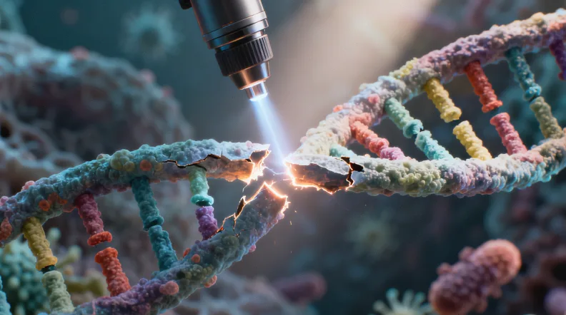 基因检测采样（抽血或口腔拭子）示意图