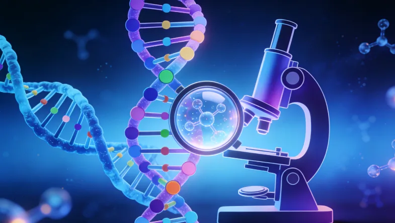 肺癌基因检测精准打击肿瘤示意图