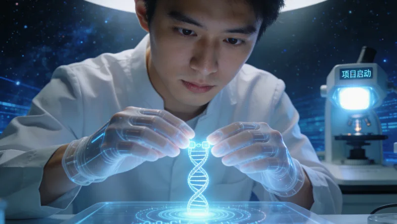 卵巢癌基因检测双样本采集示意图