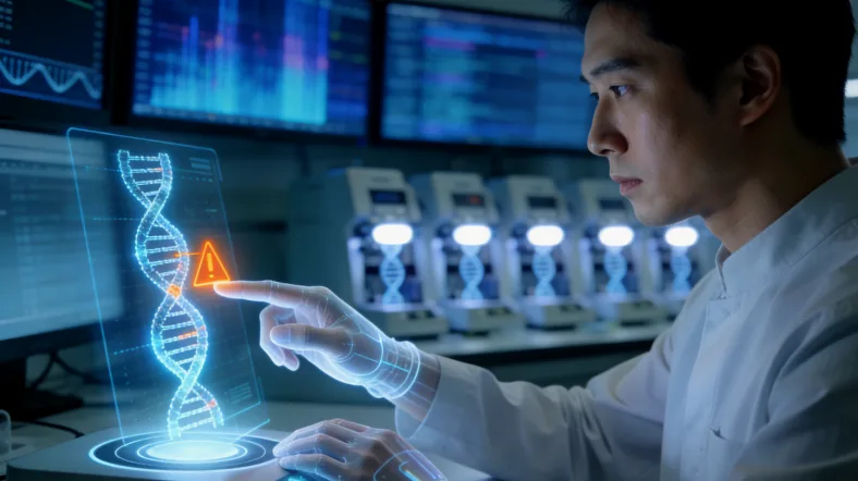 从手术样本到基因报告的完整流程示意图