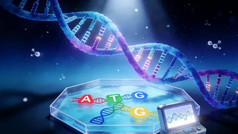 结直肠癌基因检测核心流程示意图