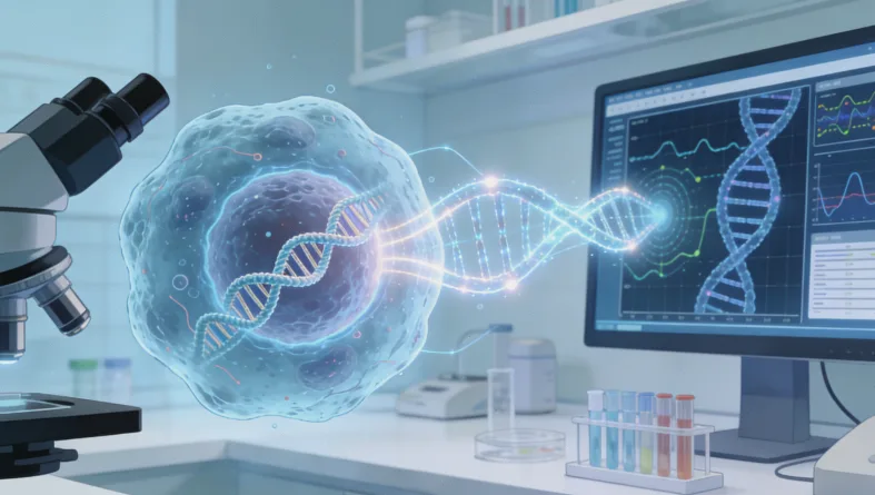 白血病基因检测核心流程示意图