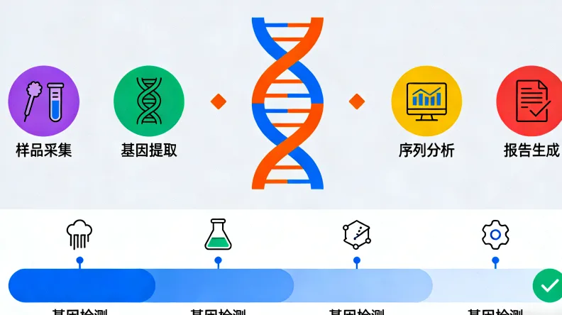 正规基因检测实验室内部工作场景