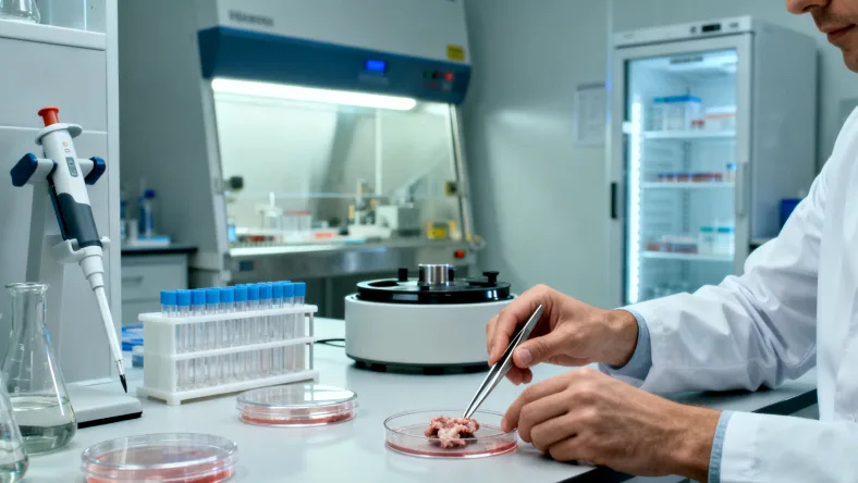 淋巴瘤基因检测核心流程示意图