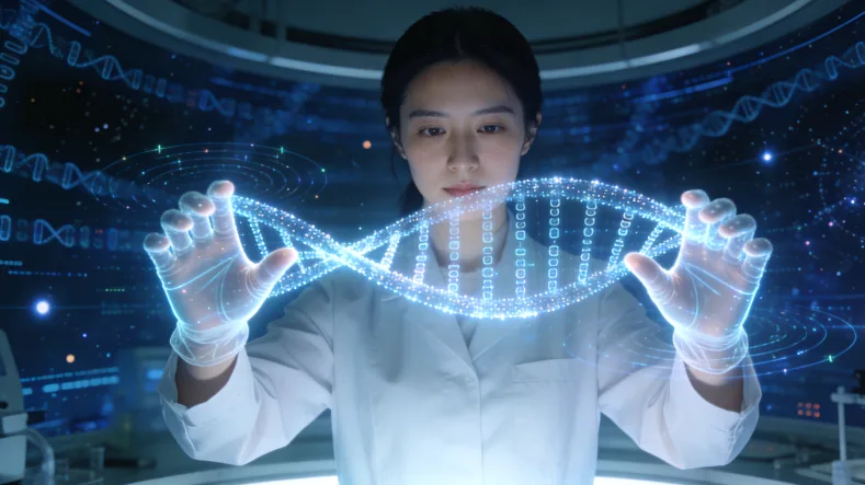 专业遗传咨询师与受检者沟通场景