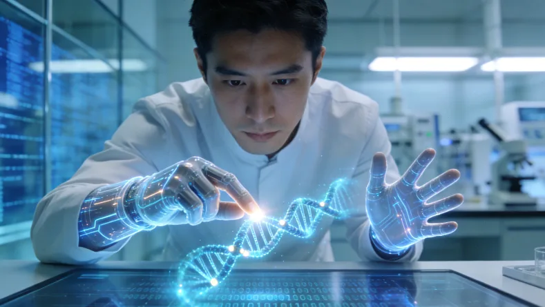 肿瘤组织病理切片与基因检测关联图示