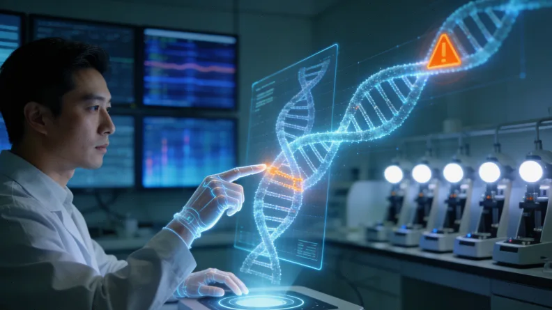 脑胶质瘤基因检测全流程示意图