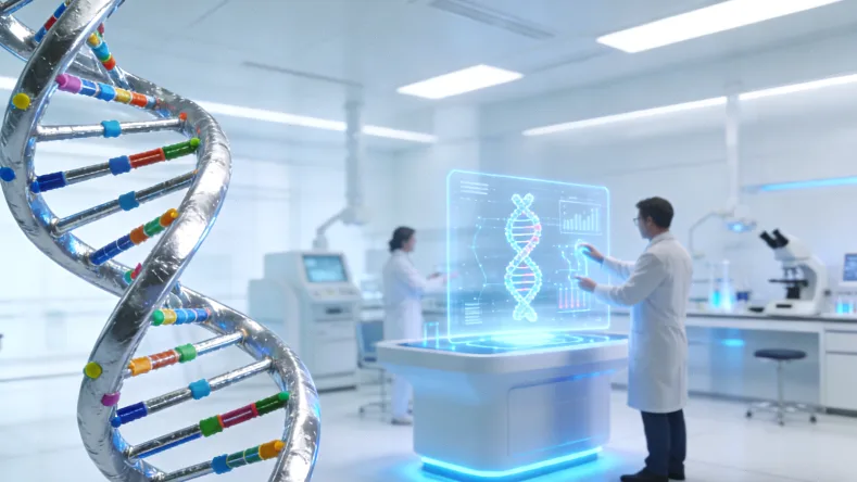 基因检测样本采集过程示意