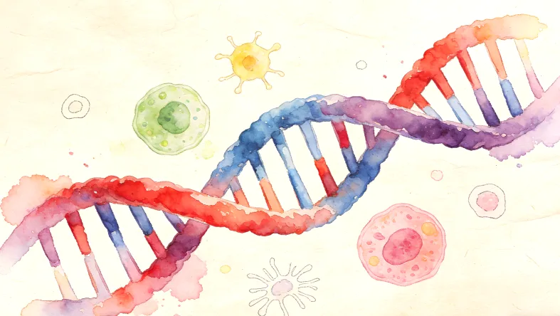 专业人员正在进行遗传咨询解读报告