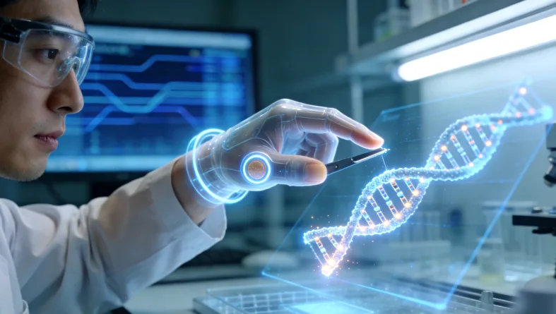 遗传咨询师与女性进行检测前沟通