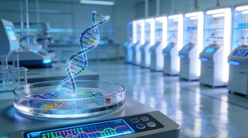 食管癌基因检测全流程示意图