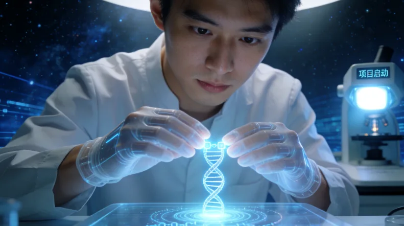 遗传咨询师为家属解读报告场景