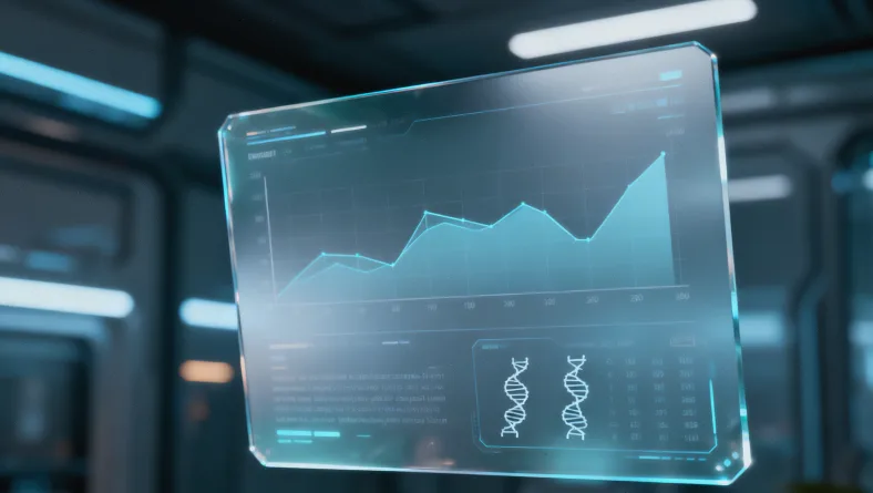 遗传咨询师与客户面对面沟通场景