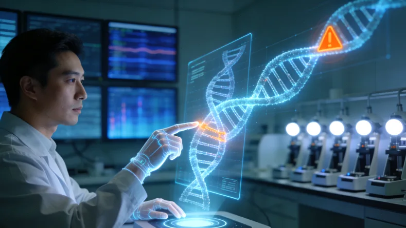 基因检测报告核心结论与建议部分特写