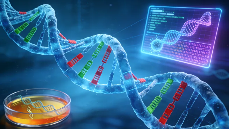 基因检测报告关键信息解读界面